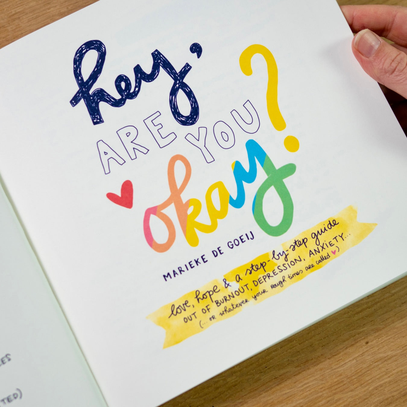 'Hey Are You Okay' - the book